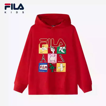 FILA KIDS CROSS OVER CHINESE NEW YEAR Boy's Knitted Hooded Top