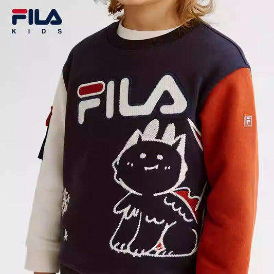 FILA KIDS LEGEND OF THE ALPS WHITE LINE Boy's Sweatshirt