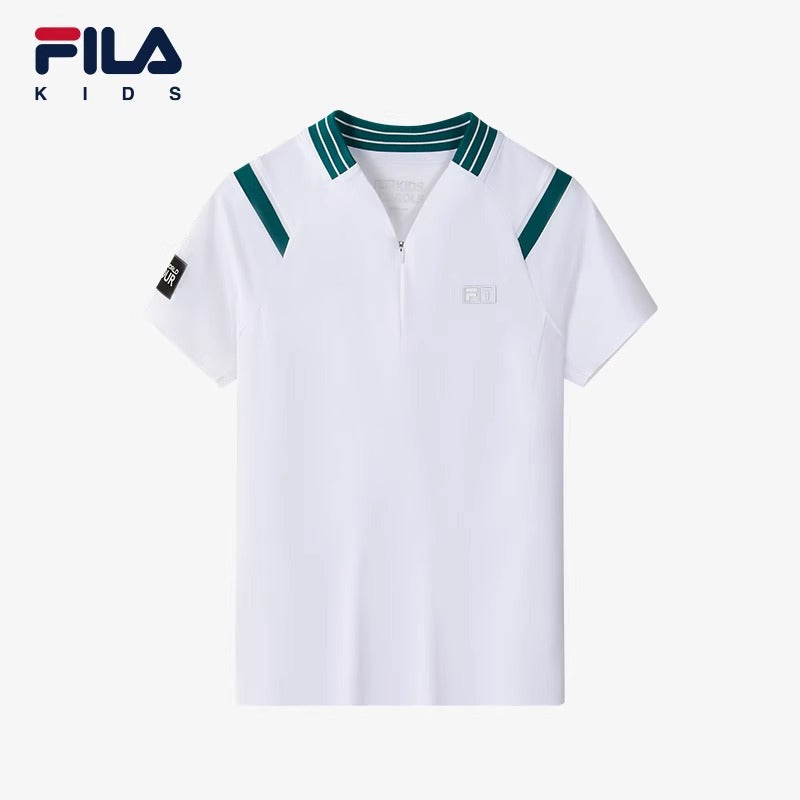 FILA KIDS PERFORMANCE GOLF Boy's Short Sleeve Polo T-Shirt