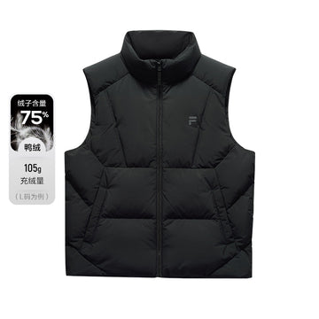 FILA FUSION INLINE FUSION LIFE X FUSIONEER FIELD OF CLASSIC Men Down Jacket Vest (Black)