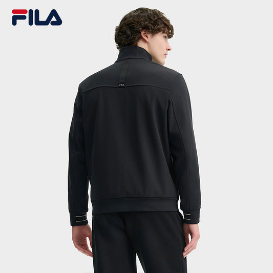 FILA CORE LIFESTYLE HERITAGE CLASSIC MONOGRAM Men Jacket (Black)