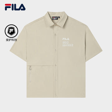 FILA CORE WHITE LINE Men's Short Sleeve T-shirt (Gardenia - Beige)