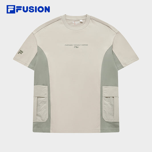 FILA FUSION INLINE URBAN TECH Men Short Sleeve T-shirt in Matcha Khaki