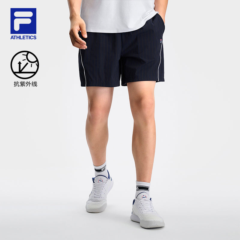 FILA CORE ATHLETICS TENNIS1 ART IN SPORTS Men Woven Shorts (Navy)