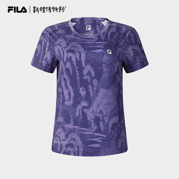 FILA CORE ATHLETICS EXPLORE X DUNHUANG MUSEUM Women Short Sleeves T-Shirt (Full Print)