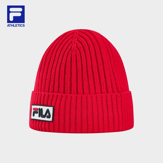 FILA CORE ATHLETICS Men Beanie (Black / Red / White)