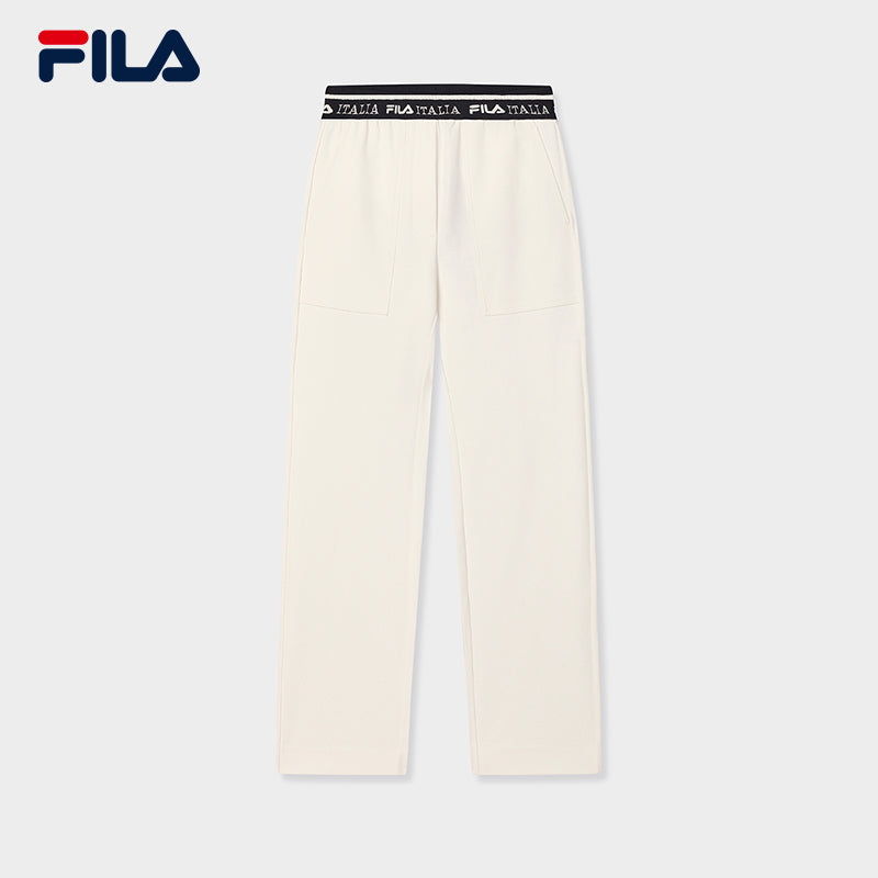 FILA CORE LIFESTYLE FILA EMERALD CHEVAL BLANC COURCHEVEL Women Knit Pants (White)