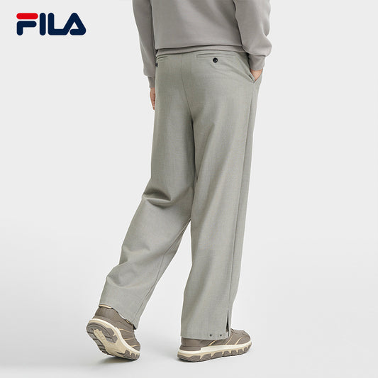 FILA CORE LIFESTYLE FILA MILANO STUDIO IN MILAN Men Woven Pants (Grey)