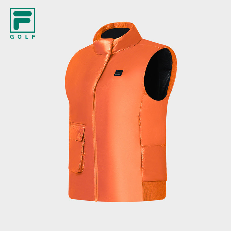 FILA CORE ATHLETICS GOLF X VERSAILLES COLLECTION Women Woven Vest (Orange)