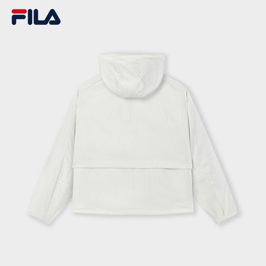 FILA CORE LIFESTYLE MODERN HERITAGE THE LOUVRE PALACE Women Woven Jacket (Ash)