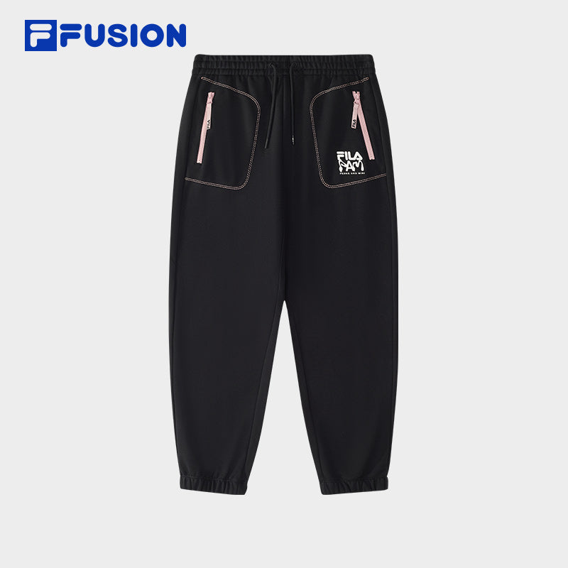 FILA FUSION CROSS OVER FILA FUSION X P.A.M DOWN TO EARTH Women Knit Pants (Black)