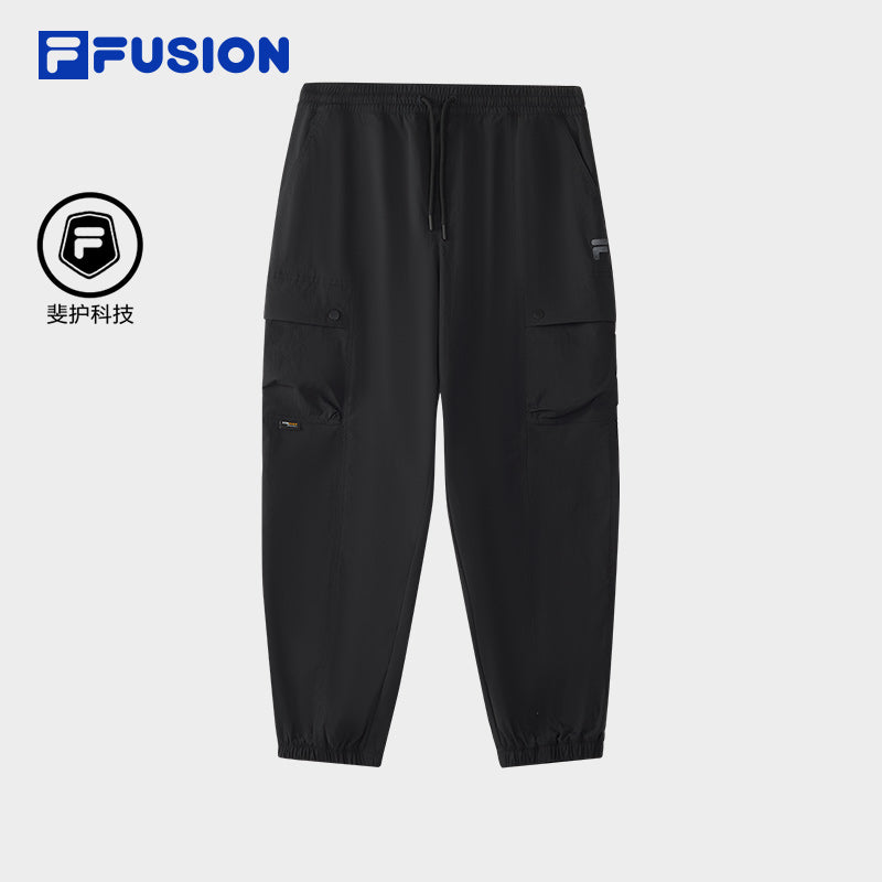 FILA FUSION INLINE FUSION X WORKWEAR STREET DOLPHIN Men Woven Pants (Black)