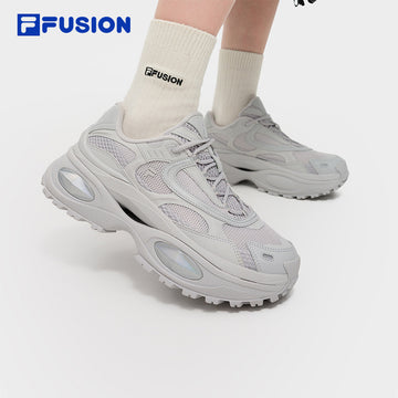 FILA FUSION FUSION BIANCO III Women Platform Shoes/Sneakers (Grey / White / Black)