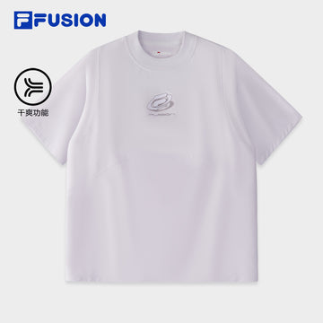 FILA FUSION INLINE URBAN TECH VR IN VIRTUAL REALITY Women Short Sleeves T-Shirt (Violet / White)