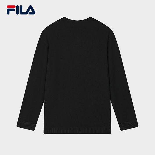 FILA CORE LIFESTYLE MILANO MILANESE SUNSET Men Knit Sweater (Black)