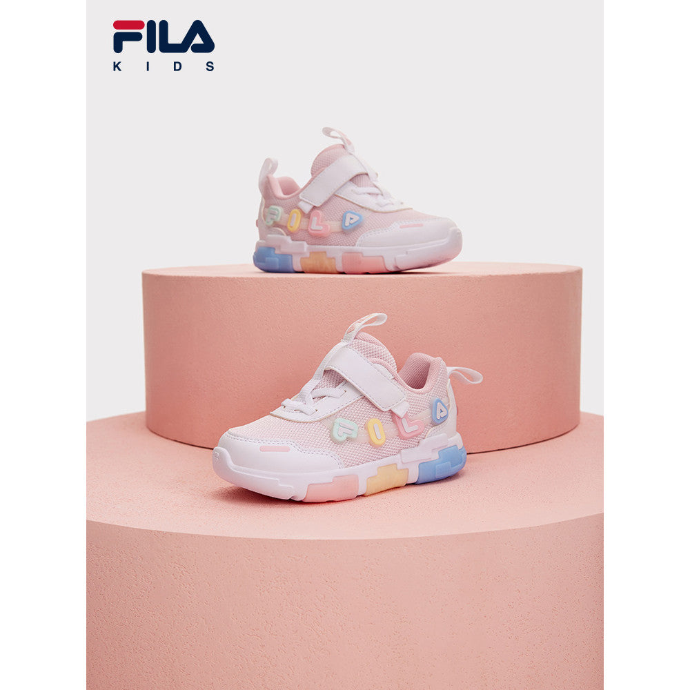 FILA KIDS PIXEL Girl's Light-up Shoes in Pink