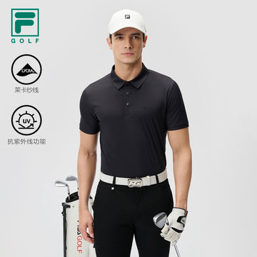 FILA CORE ATHLETICS GOLF2 Men Short Sleeve Polo (Black)