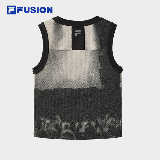 FILA FUSION INLINE WORKWEAR 1 Women Cotton Vest (Black)