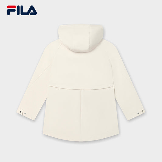 FILA CORE LIFESTYLE WHITE ORTISEI Women Woven Jacket (Ash)