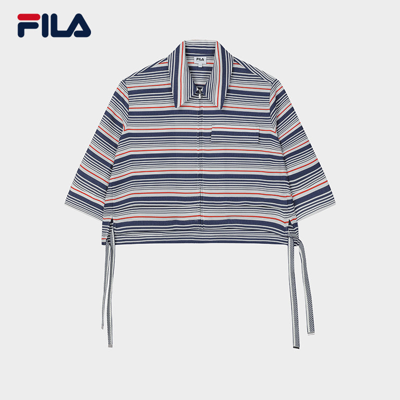 FILA CORE LIFESTYLE FILA EMERALD Women Woven Top (Full Print)