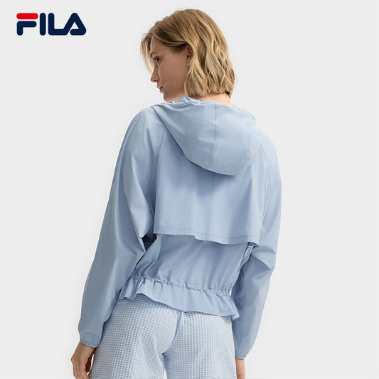 FILA CORE LIFESTYLE WHITE EVERYDAY ELEGANCE Women Woven Jacket