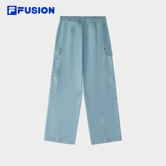 FILA FUSION INLINE FUSION X WORKWEAR SUNBURN GROOVE Women Woven Pants (Blue)