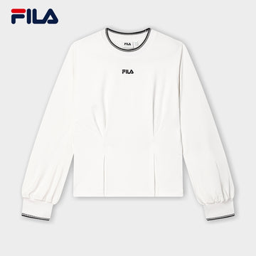 FILA CORE LIFESTYLE EMERALD LE GRAND PALAIS PARIS Women Pullover Sweater (White)