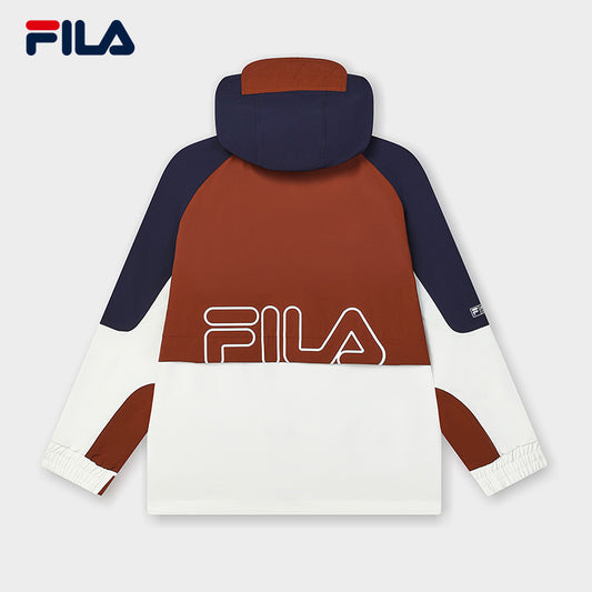 FILA CORE LIFESTYLE ORIGINALE FÊTE DE LA MUSIQUE Men Jacket (With Hoodie) (Brown)