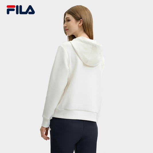 FILA CORE LIFESTYLE HERITAGE CLASSIC MONOGRAM Women Hoodie (Navy / White)