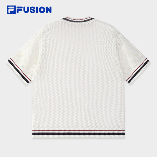 FILA FUSION INLINE CULTURE 2 CAMPUS RHAPSODY Women Knit Sweater (White)