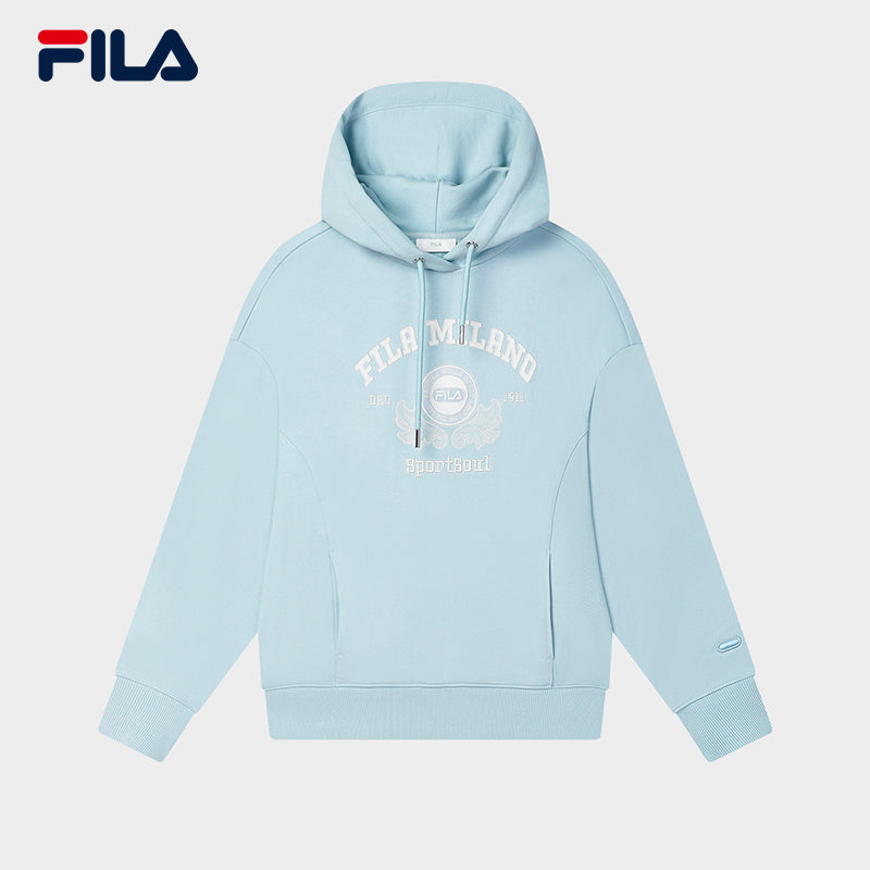 FILA CORE LIFESTYLE FILA MILANO STUDIO IN MILAN Women Hoodie (Blue)