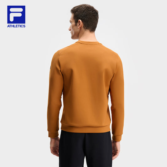 FILA CORE ATHLETICS FITNESS MEN Men Sweatshirt (Beige / Brown)