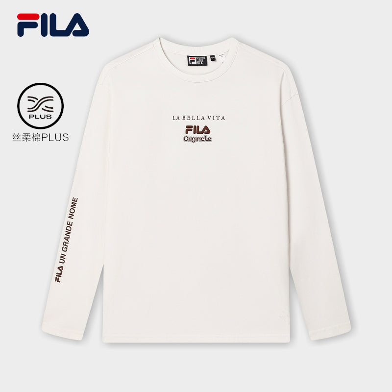 FILA CORE LIFESTYLE ORIGINALE FETE DE LA MUSIQUE Men Long Sleeve Tee Ash