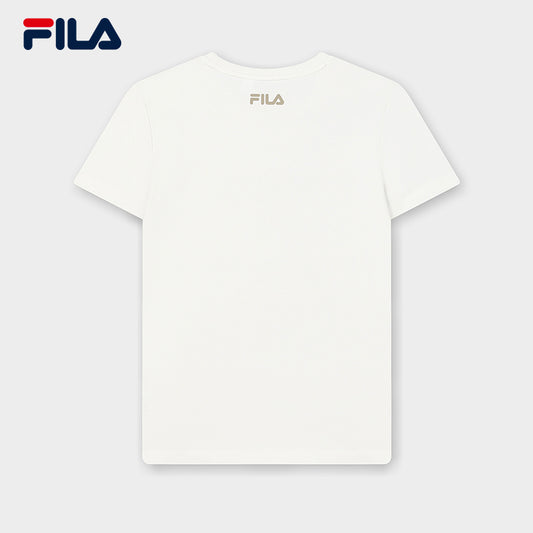 FILA CORE LIFESTYLE ORIGINALE FÊTE DE LA MUSIQUE Women Short Sleeve T-shirt (White)