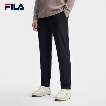 FILA CORE LIFESTYLE BLUE QUADRILATERO AESTHETICS Men Knit Pants (Black)