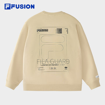 FILA FUSION INLINE URBAN TECH FUTURE TECH STREET Men Sweatshirt (Olive Green / Light Khaki / White)