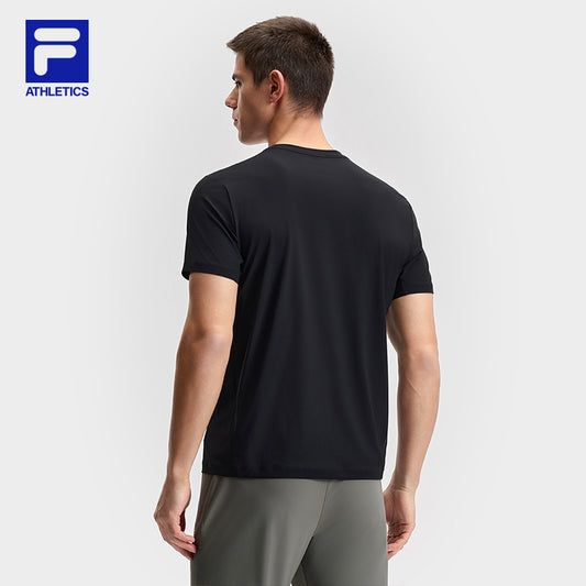 FILA CORE ATHLETICS FITNESS MEN ARTE ELEGANTE Men Short Sleeves T-Shirt (Black)