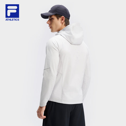 FILA CORE ATHLETICS BLACK Men Woven Top (White)