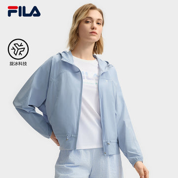 FILA CORE LIFESTYLE WHITE EVERYDAY ELEGANCE Women Woven Jacket