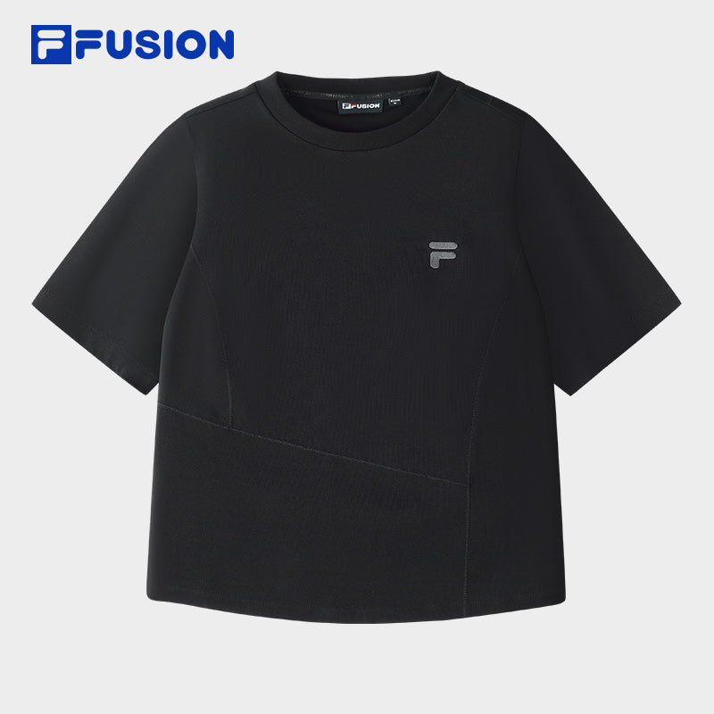 FILA FUSION INLINE FUSION X WORKWEAR STREET DOLPHIN Women Short Sleeves T-Shirt (Black / White)