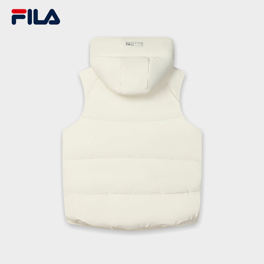 FILA CORE LIFESTYLE WHITE ORTISEI Women Down Jacket Vest (Ash)