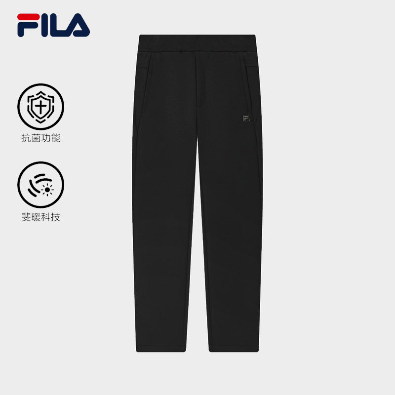 FILA CORE LIFESTYLE WHITE LINE GRENOBLE Men Knit Pants (Black)