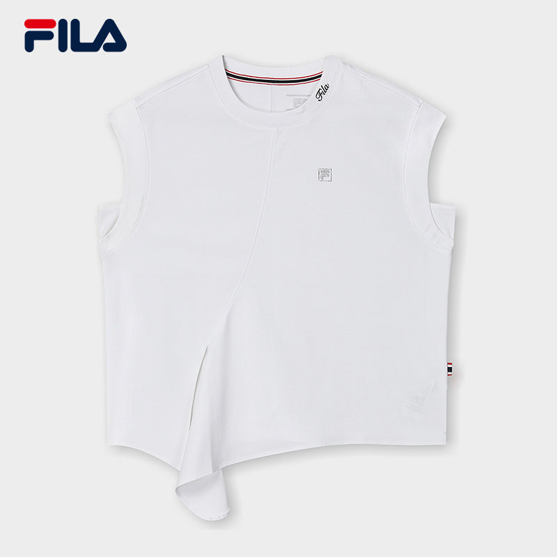 FILA CORE CROSS OVER MODERN HERITAGE Women Short Sleeve T-shirt in White