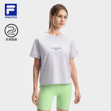 FILA CORE ATHLETICS FITNESS Women Short Sleeve T-shirt (Ash)