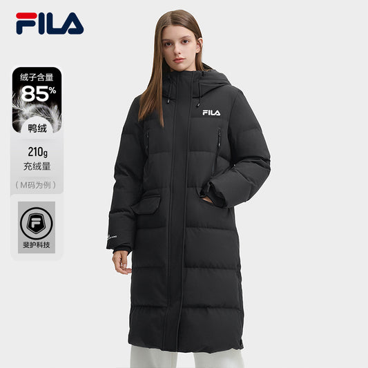 FILA CORE LIFESTYLE FILA ORIGINALE WINTER TENNIS CLUB Women Down Jacket (Black / Pink / White)