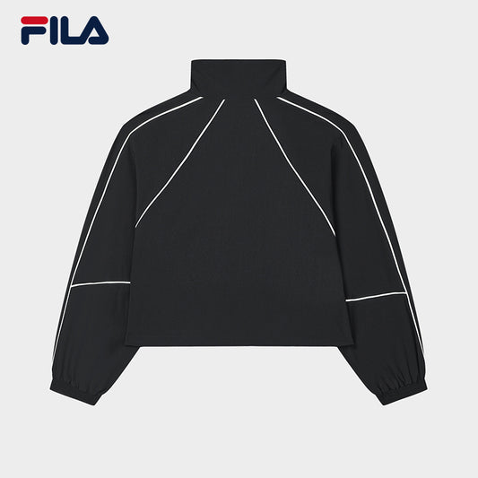 FILA CORE LIFESTYLE MILANO Women Cropped Jacket (Black)