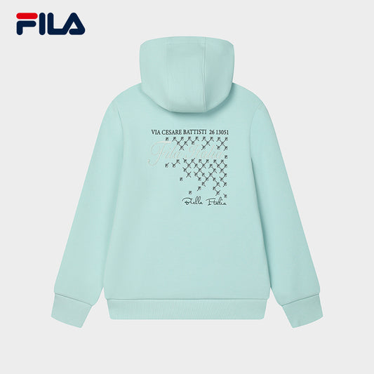 FILA CORE LIFESTYLE ORIGINALE HERITAGE Women Hoodie (Green / White)