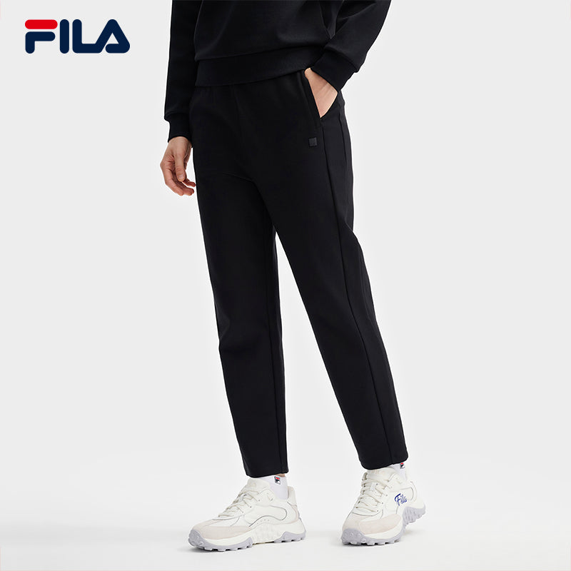 FILA CORE LIFESTYLE WHITE MILAN DESIGN WEEK Women Knit Pants (Black)