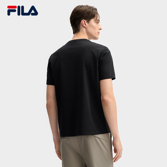 FILA CORE LIFESTYLE WHITE LINE THE GALLERIA VITTORIO EMANUELE II Men Short Sleeves T-Shirt (Turquoise / Black / White)