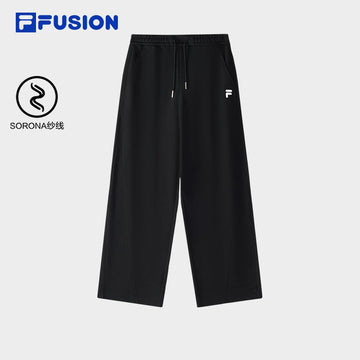 FILA FUSION INLINE CATEGORY CLUB LONG PANTS Women Knit Pants (Black / White)